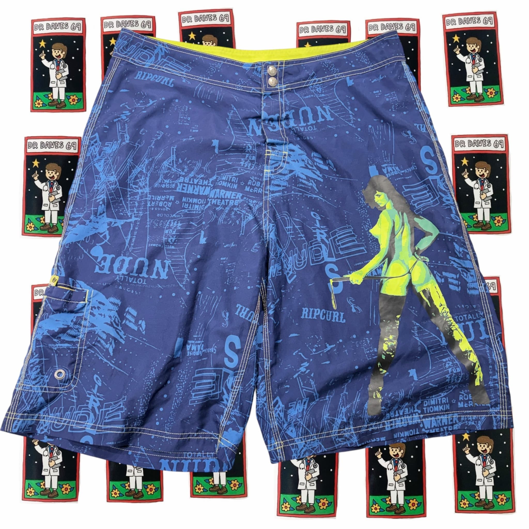 Y2K Rip Curl Board Shorts Size 36 — photo 1 of 5