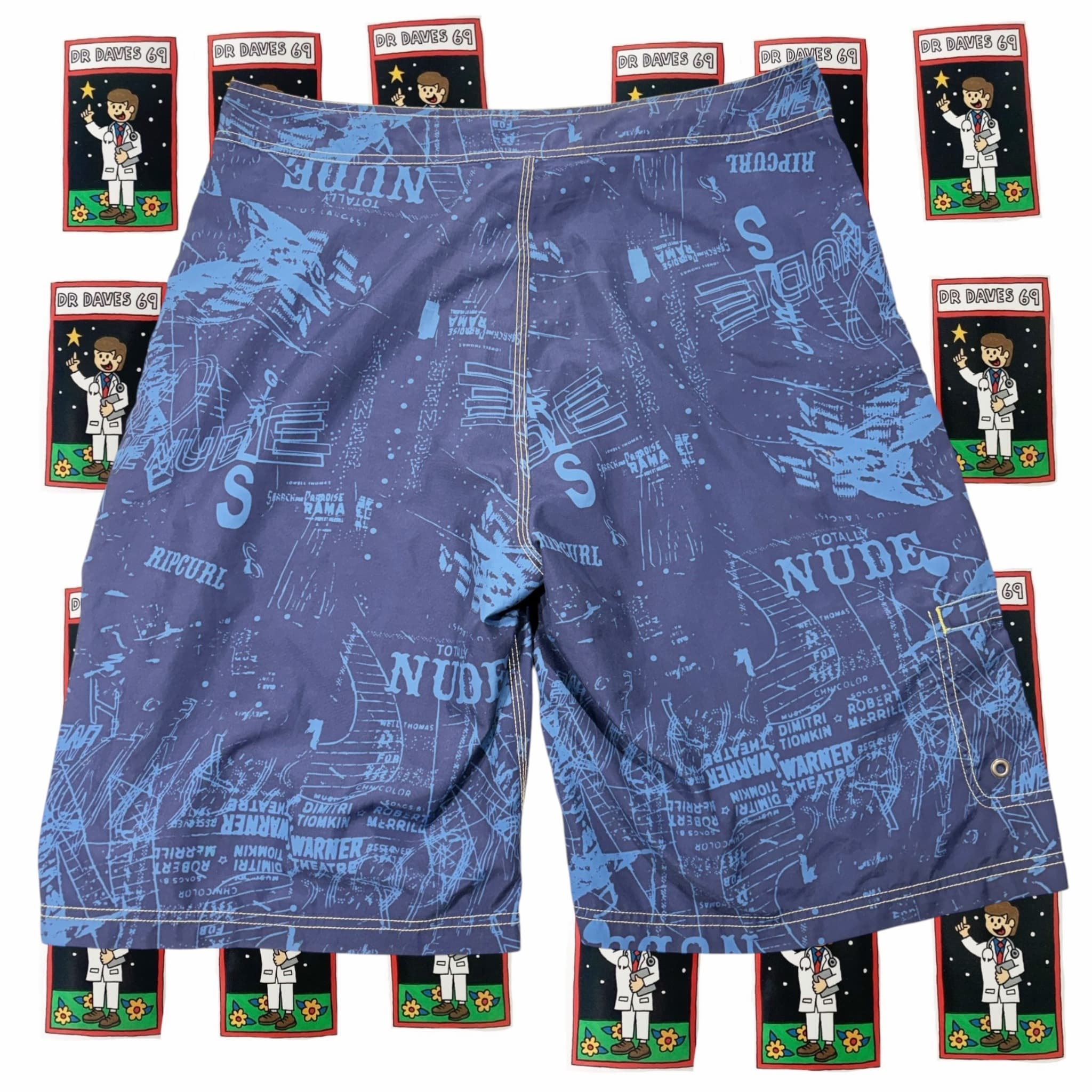 Y2K Rip Curl Board Shorts Size 36 — photo 3 of 5