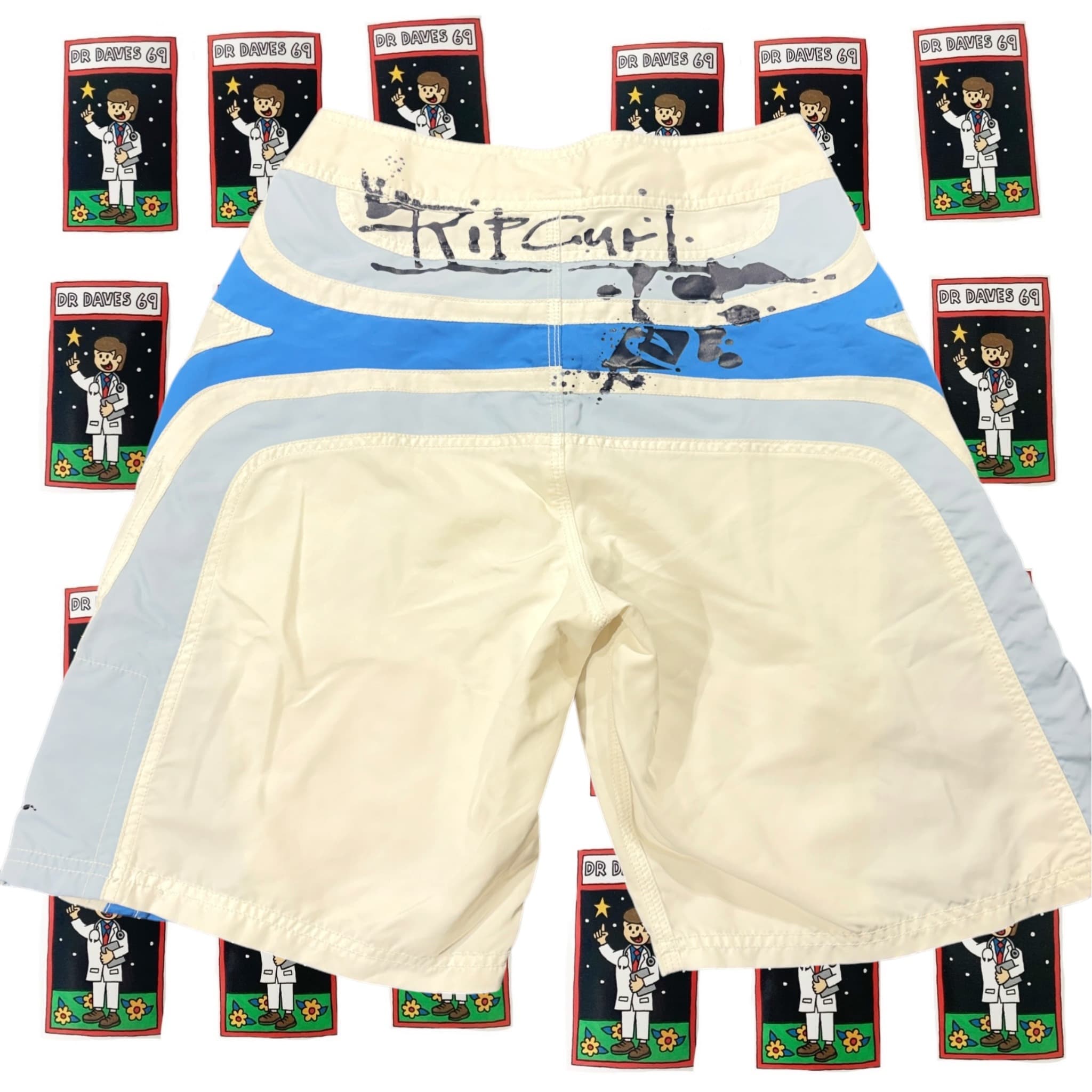Y2K Rip Curl Board Shorts Size Kids 14 Fits Ladies 6-8 — photo 3 of 5