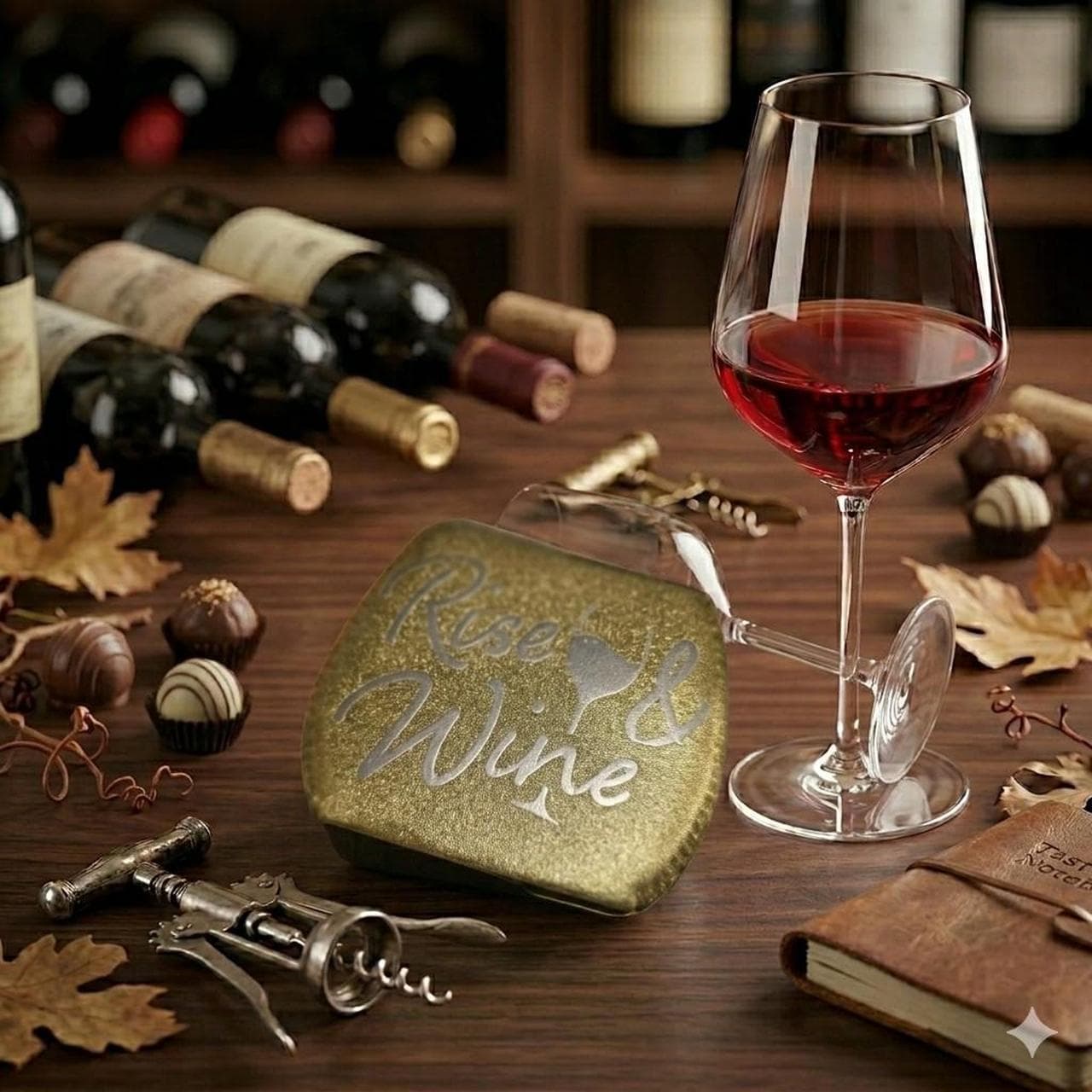 Rise N Wine Silver Glitter Wine Cooler β photo 1 of 2