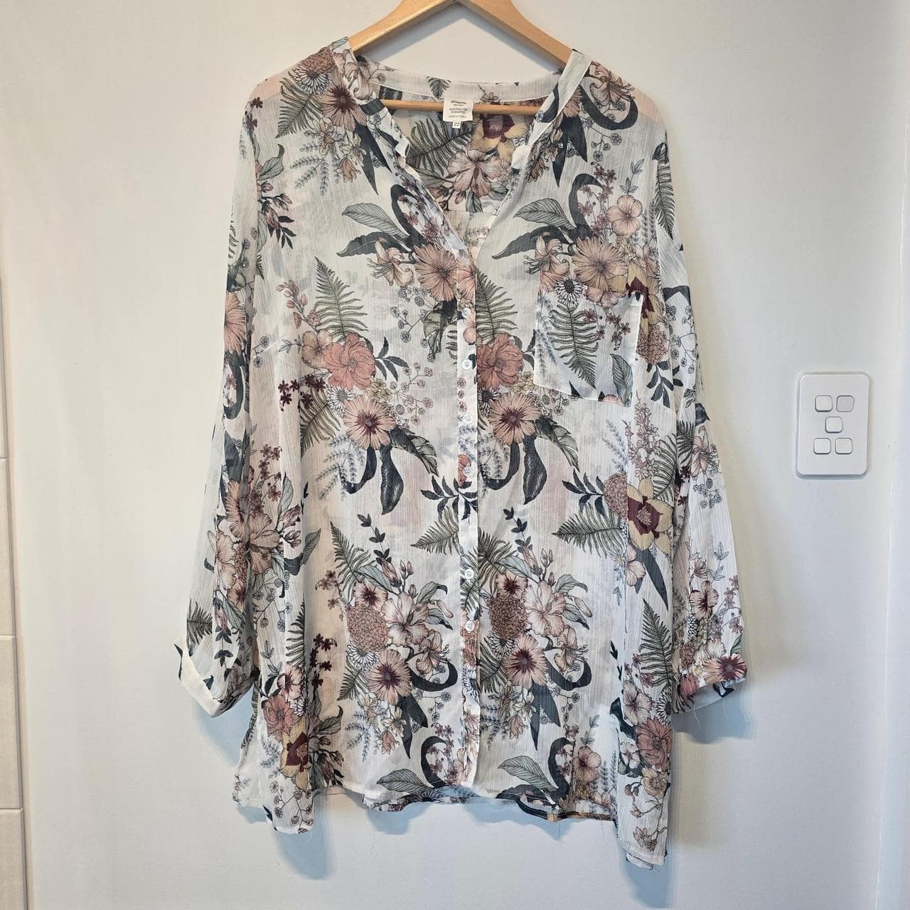 Rivers Floral Button Up Blouse Boho Vibe โ photo 2 of 6