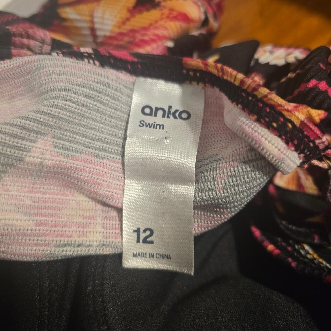 Anko Kmart Multicoloured Floral Two Piece Swimsuit — photo 4 of 7