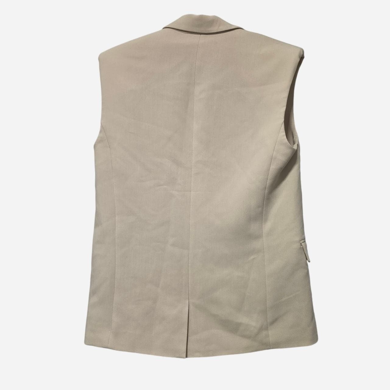 Dissh Tan Tailored Sleeveless Waistcoat Vest β photo 8 of 8