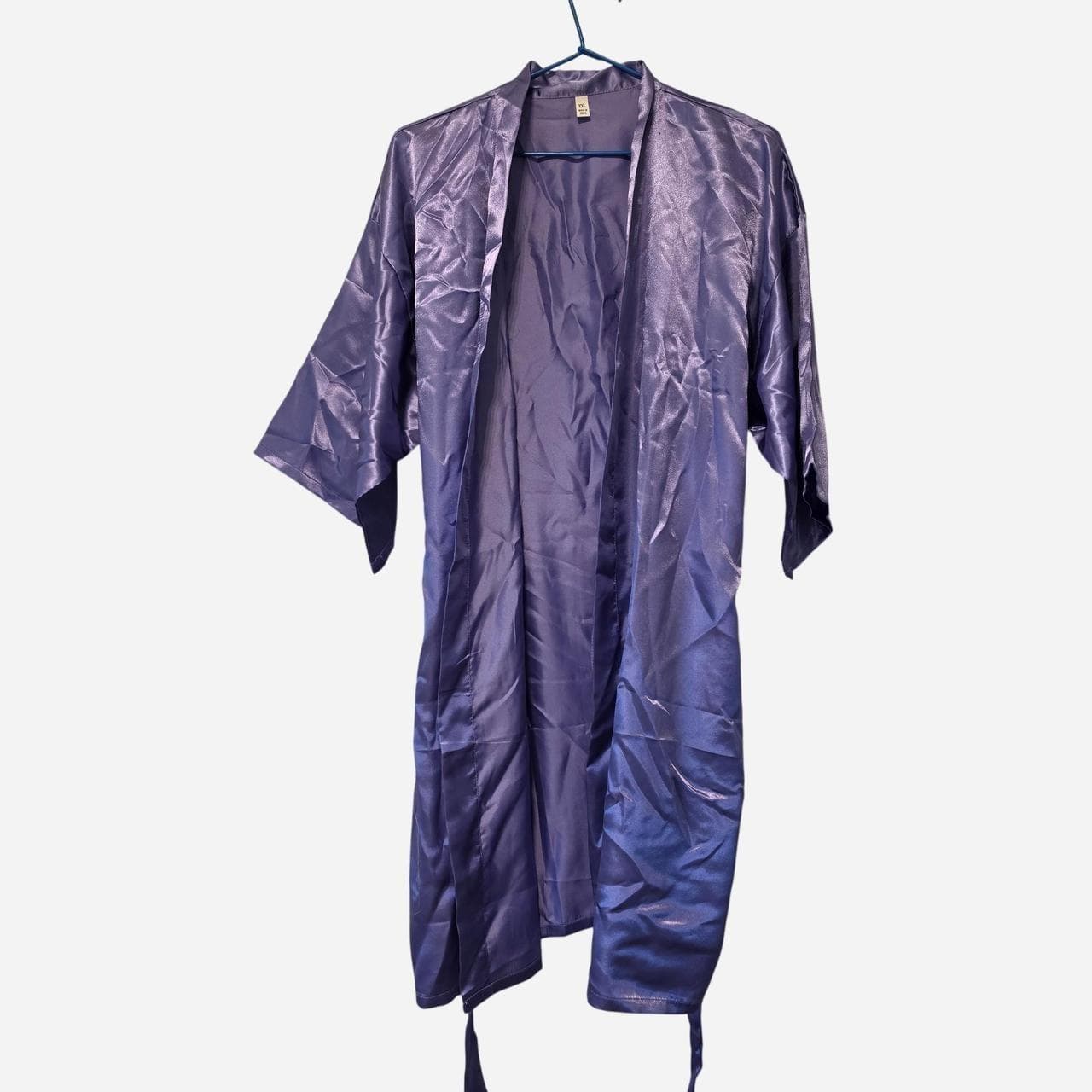 Purple Personalized Bridal Morning Wedding Robe — photo 5 of 6