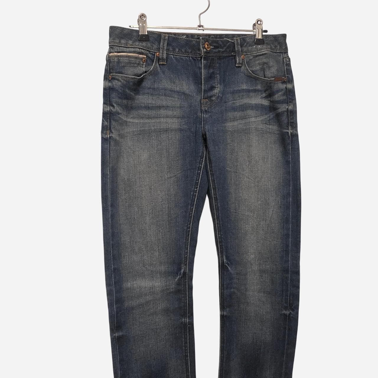 Jeanswest Selvedge Slim Straight Jeans Blue โ photo 3 of 8