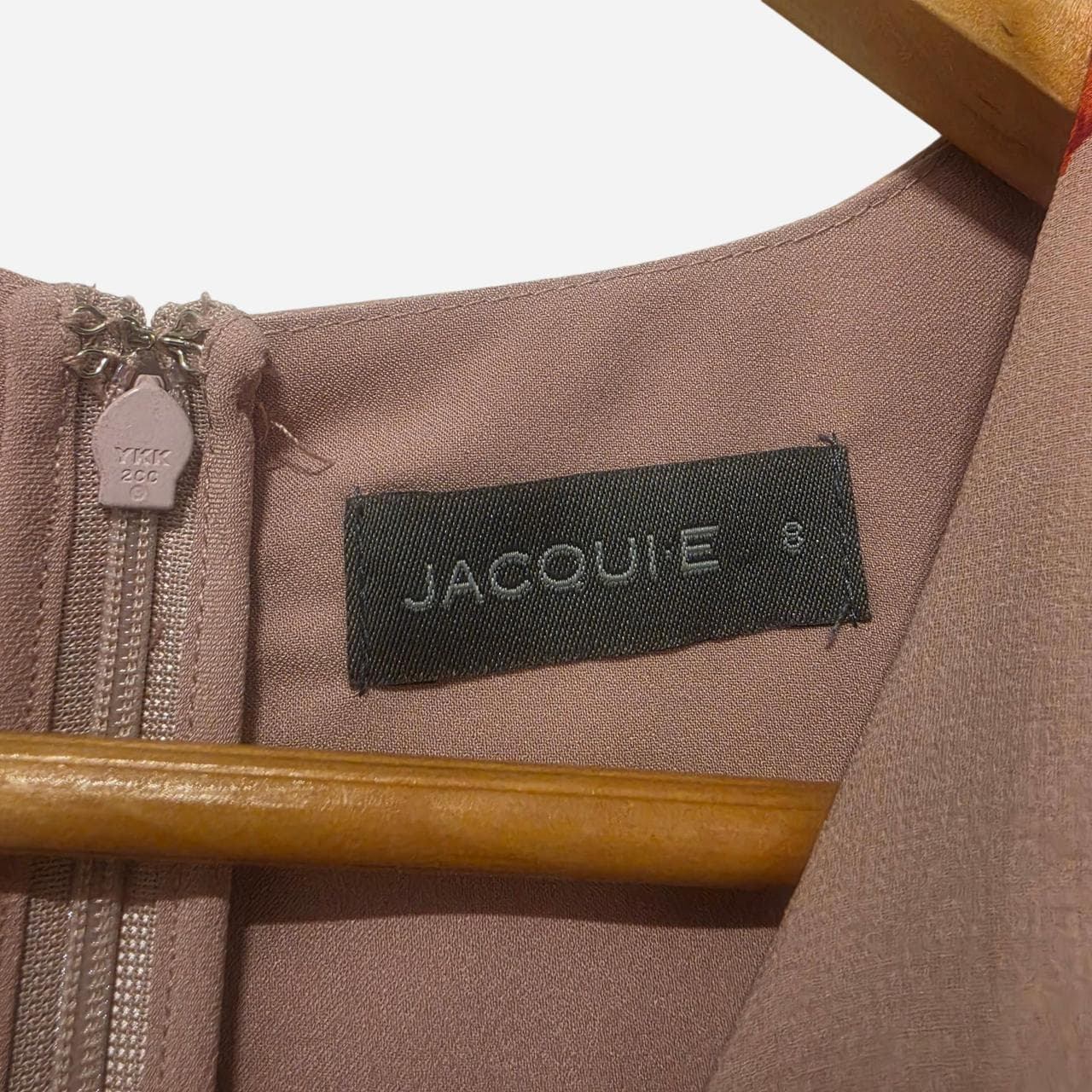 Jacqui E Pink Floral Mid Length Dress With Tie Waist And Bell Sleeves β photo 5 of 6