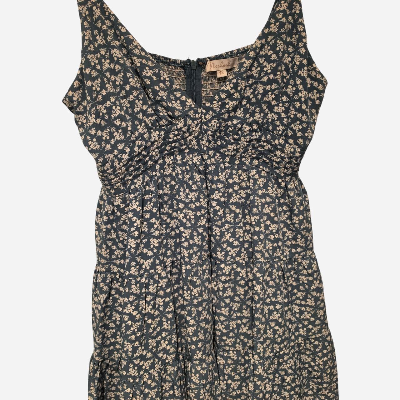 Mooloosa Blue Floral Mini Dress — photo 3 of 6