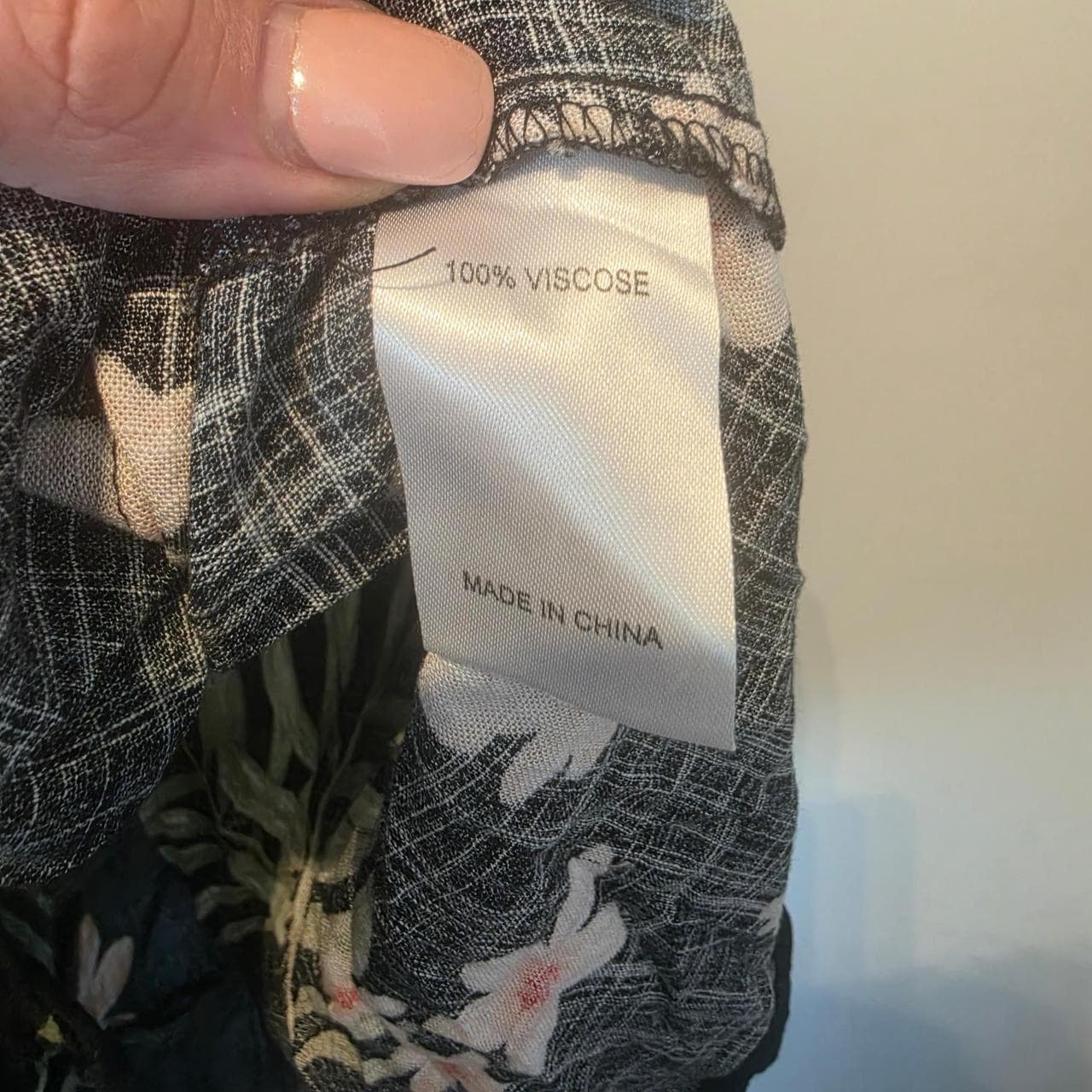 Jay Jays Black Floral Leafy Print Playsuit With Pockets β photo 5 of 5