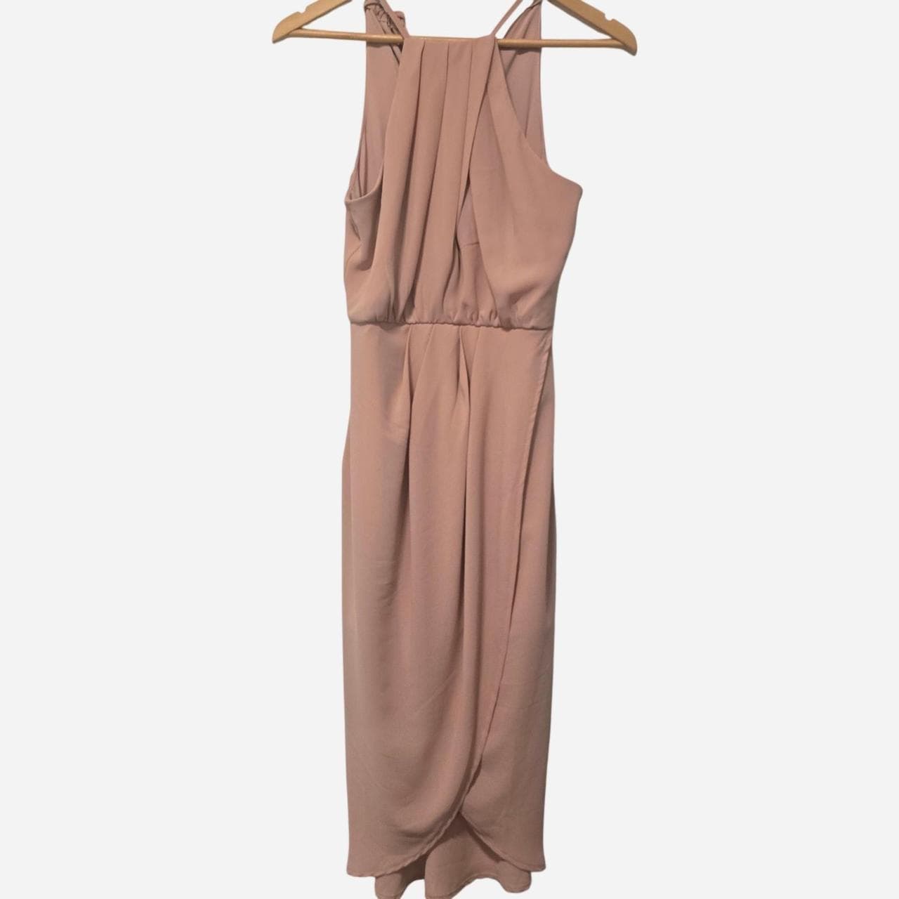 dotti pink midi dress flowy feminine โ photo 3 of 6