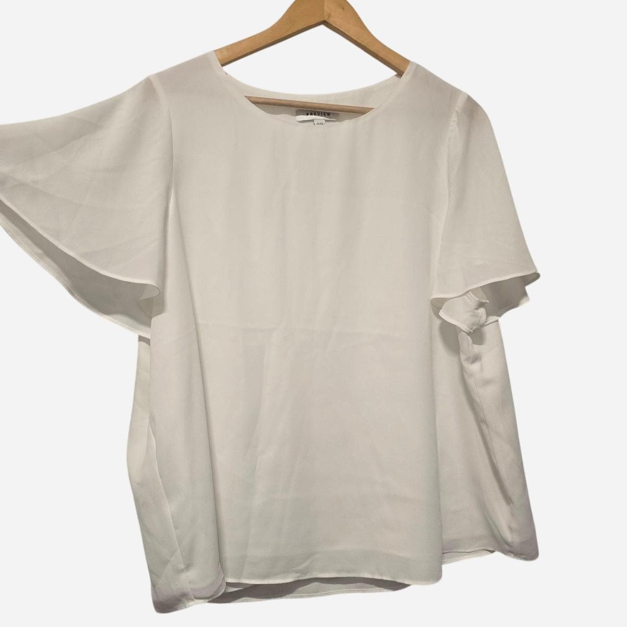 preview target white blouse minimalist button up — photo 2 of 5