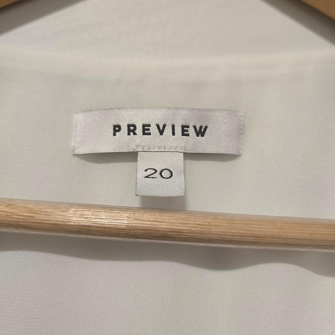 preview target white blouse minimalist button up — photo 4 of 5