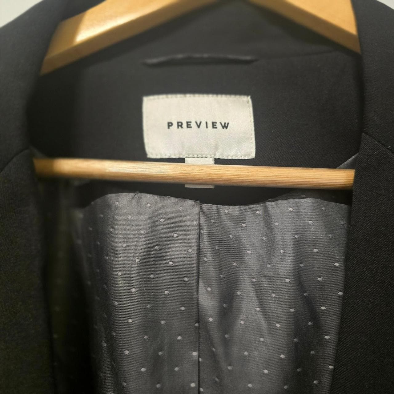 target black corporate blazer minimalist staple โ photo 4 of 5
