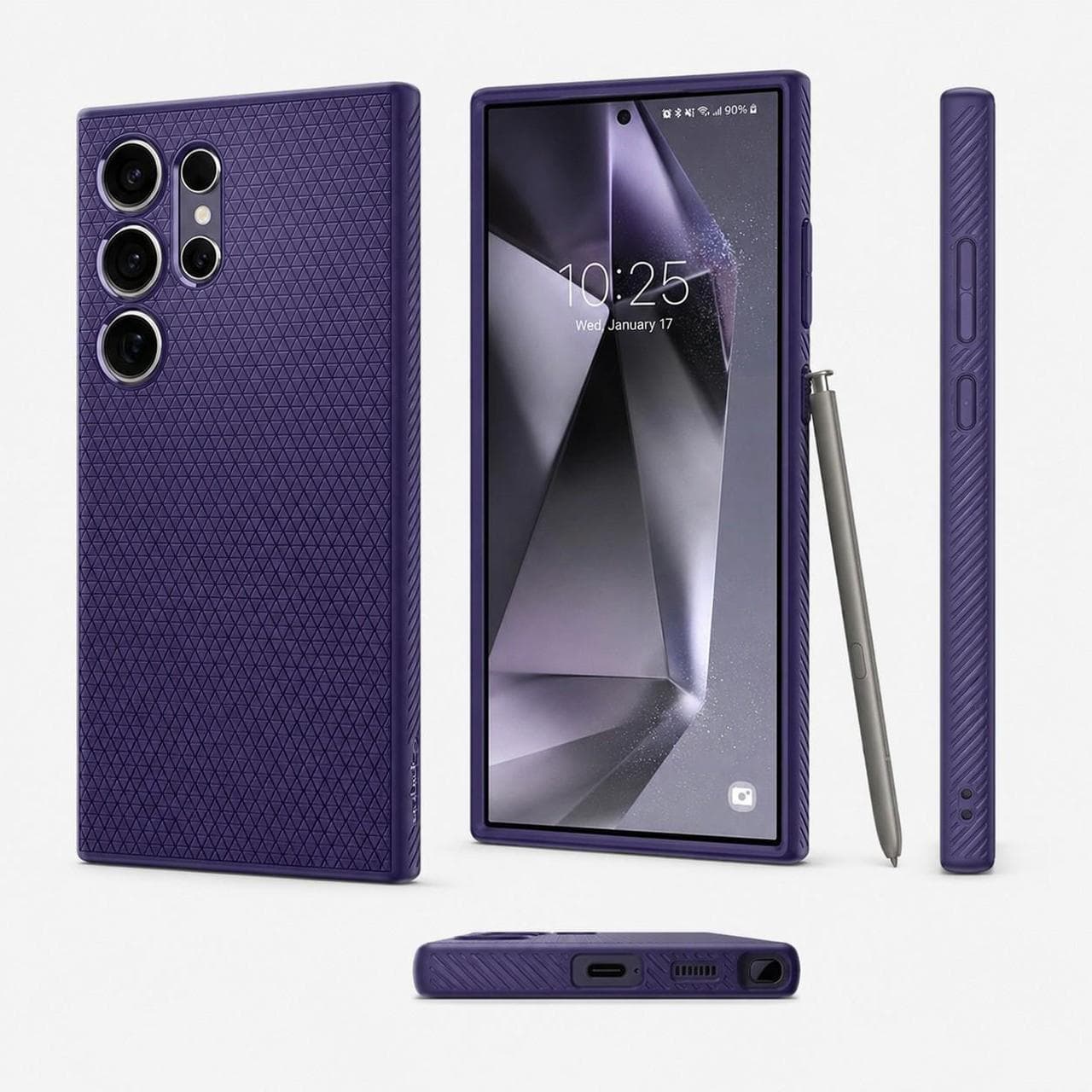 Spigen Liquid Air Slim Soft TPU Case For Samsung Galaxy S24 Ultra Purple — photo 1 of 2