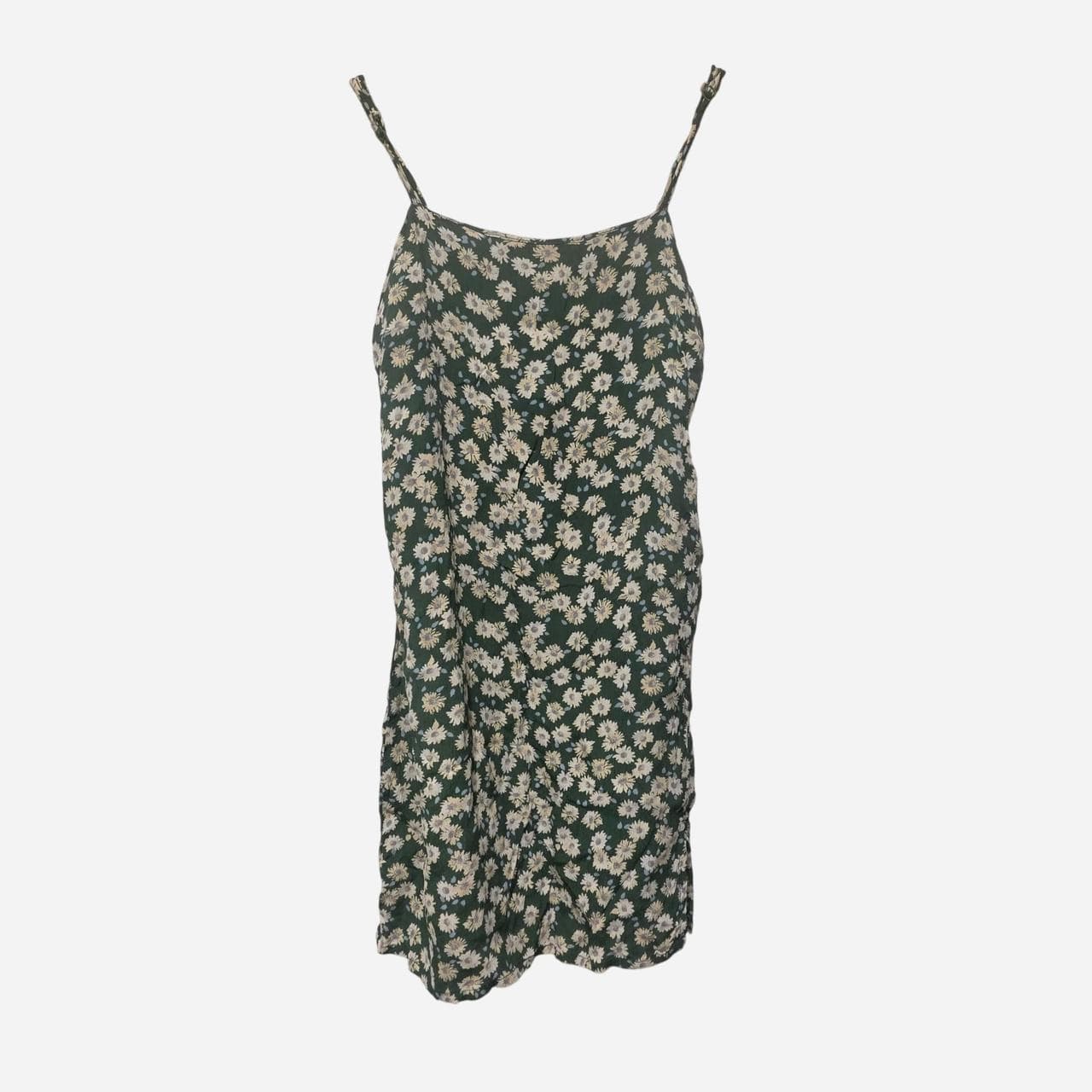 Cotton On Green Floral Mini Dress — photo 3 of 5