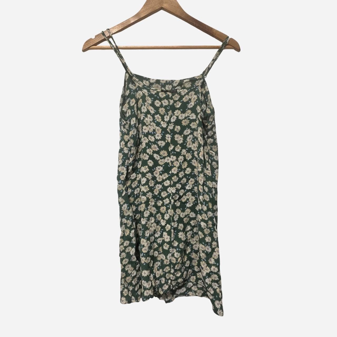 Cotton On Green Floral Mini Dress — photo 4 of 5