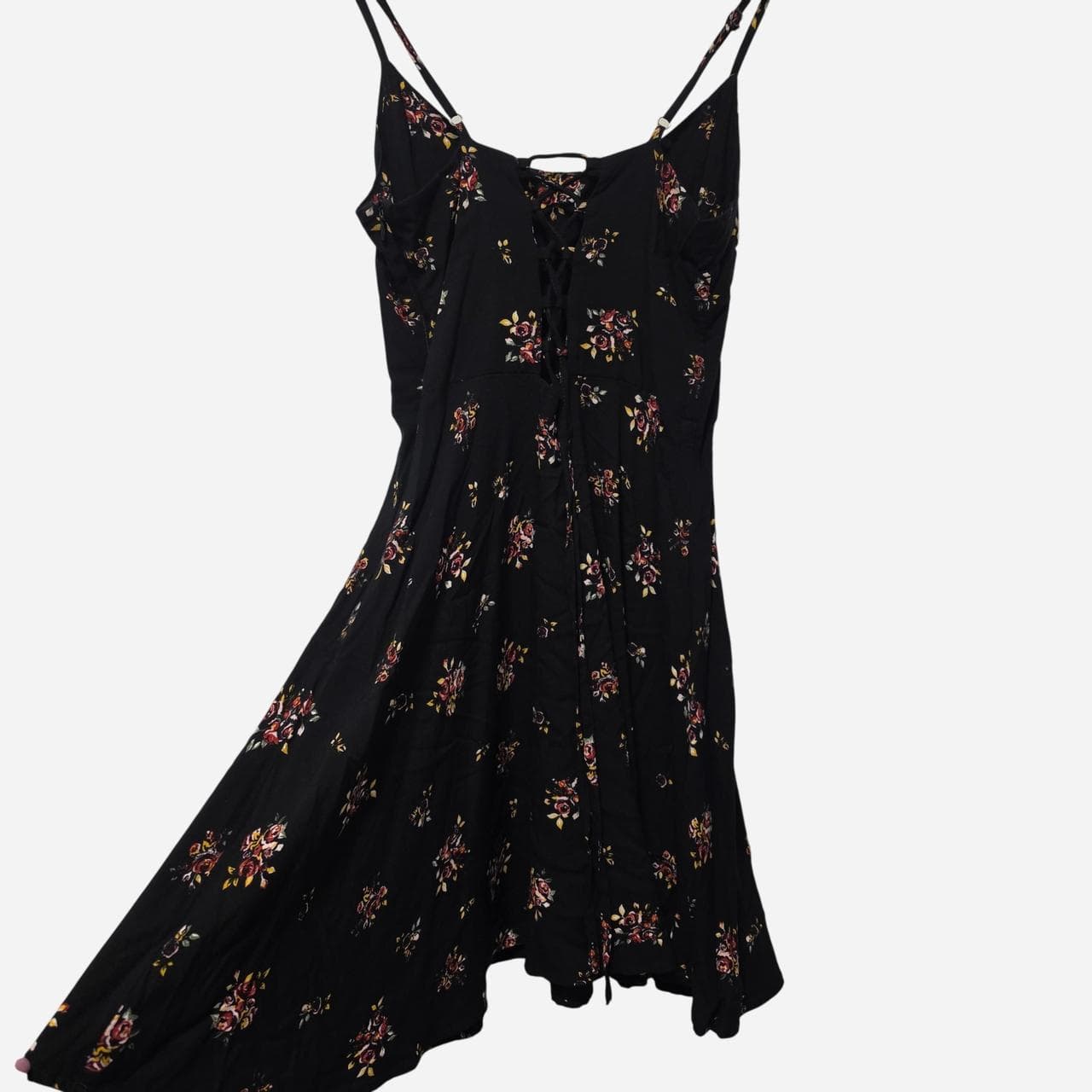 Dotti Black Floral Mini Dress — photo 4 of 8