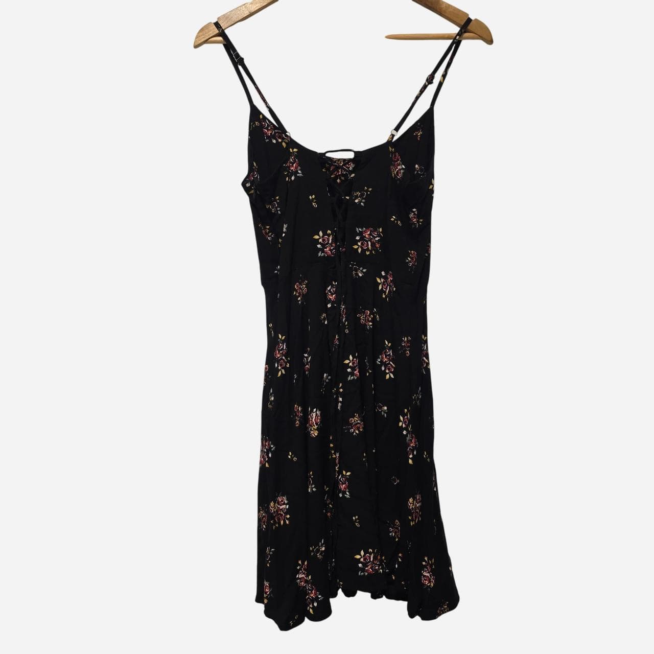Dotti Black Floral Mini Dress — photo 5 of 8