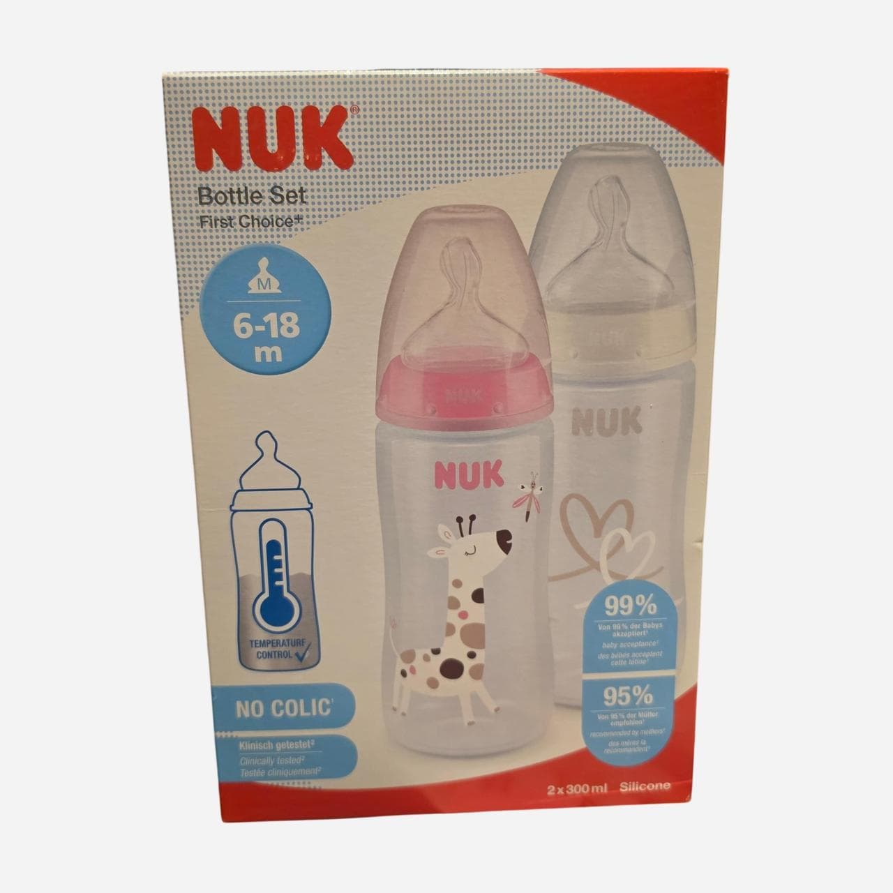 NUK Baby Bottles With Baby Girl Design โ photo 1 of 4