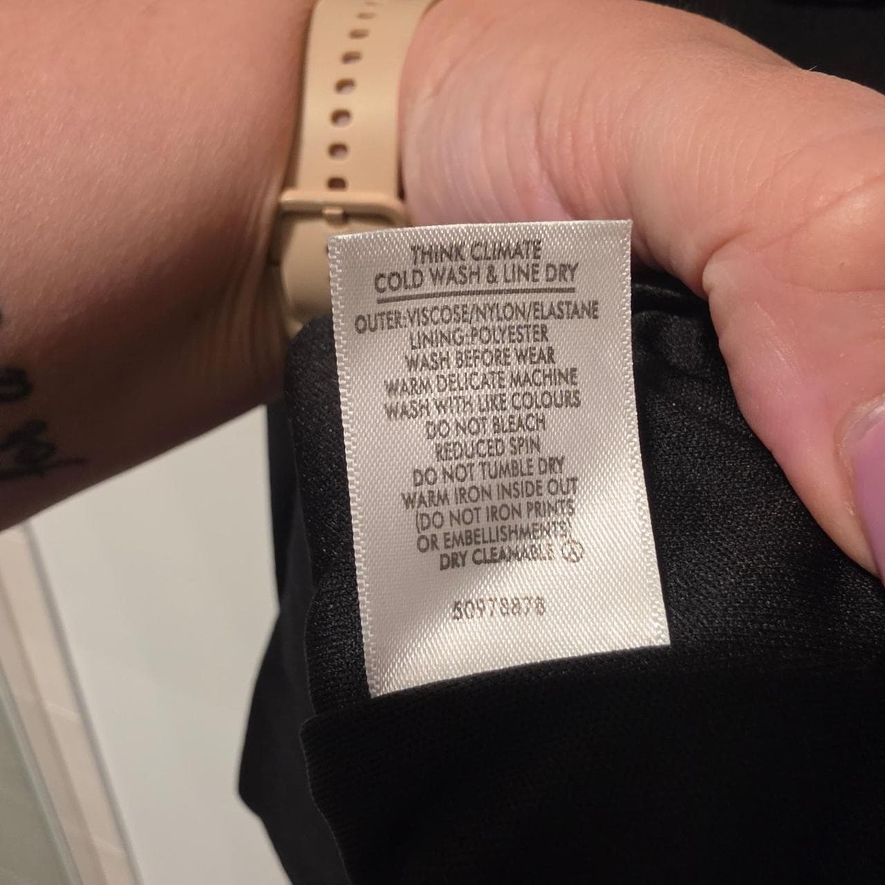 Target Black Diagonal Patterned Corporate Dress — photo 5 of 6