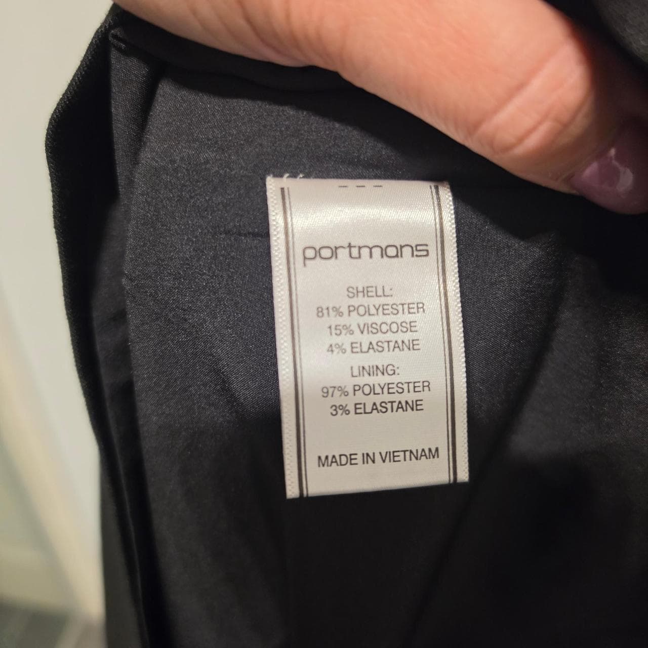 Portmans Black Midi Corporate Skirt — photo 5 of 5