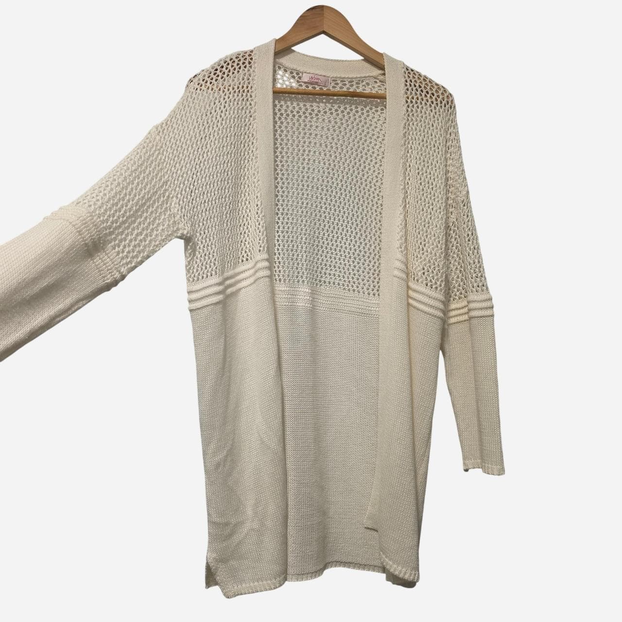 Urban Outfitters Cream Knitted Cardigan — photo 1 of 5