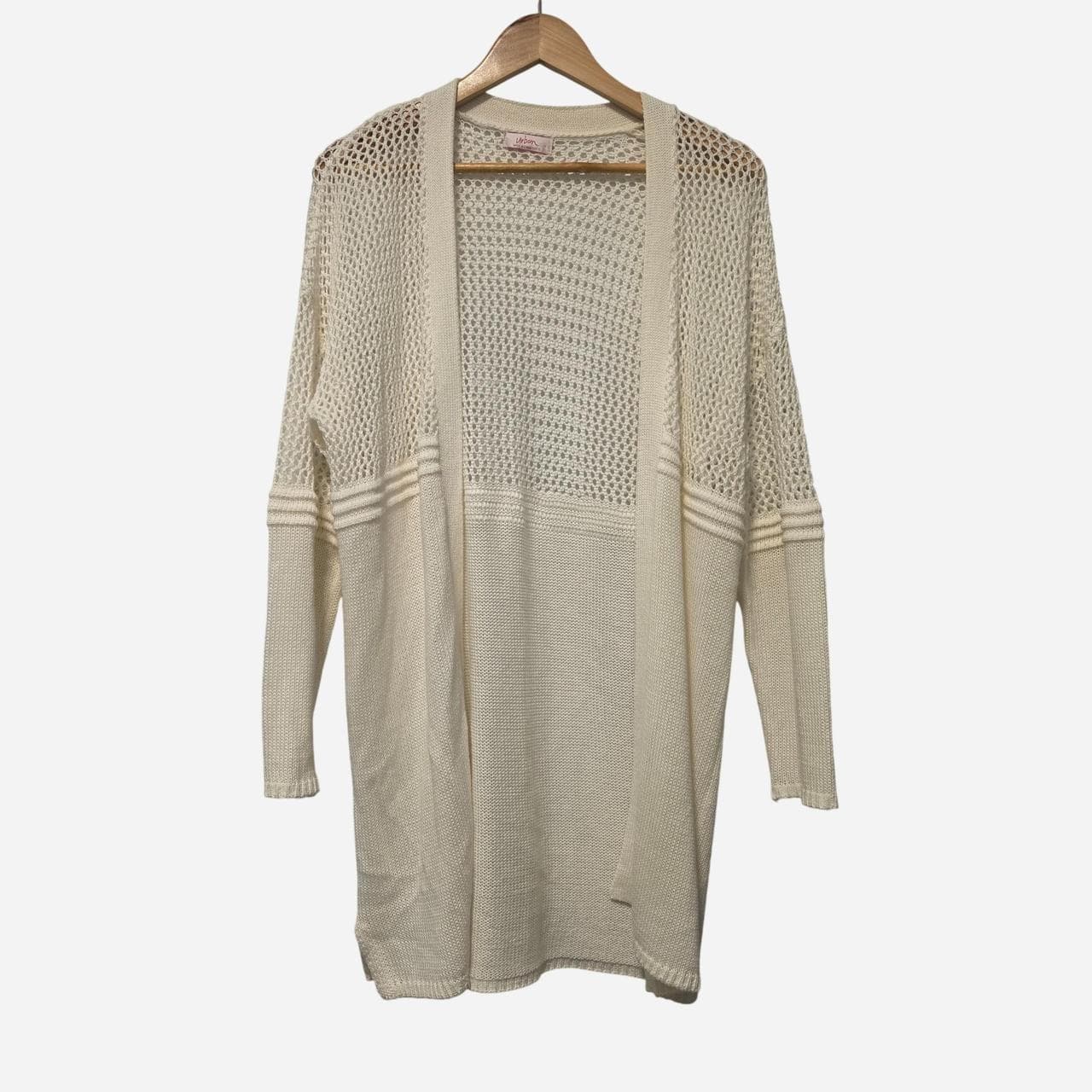 Urban Outfitters Cream Knitted Cardigan — photo 3 of 5