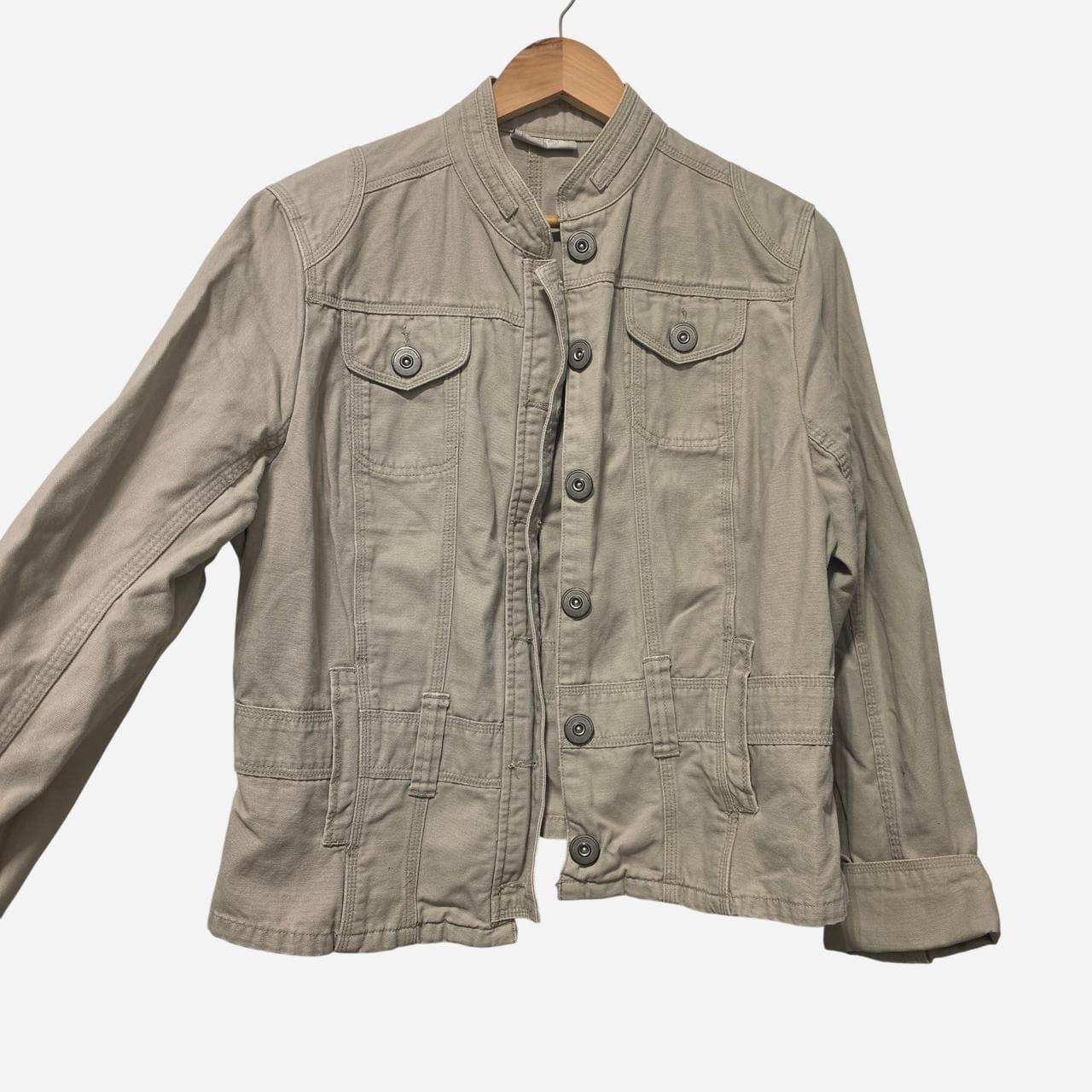 Target Tan Button Up Jacket β photo 3 of 6