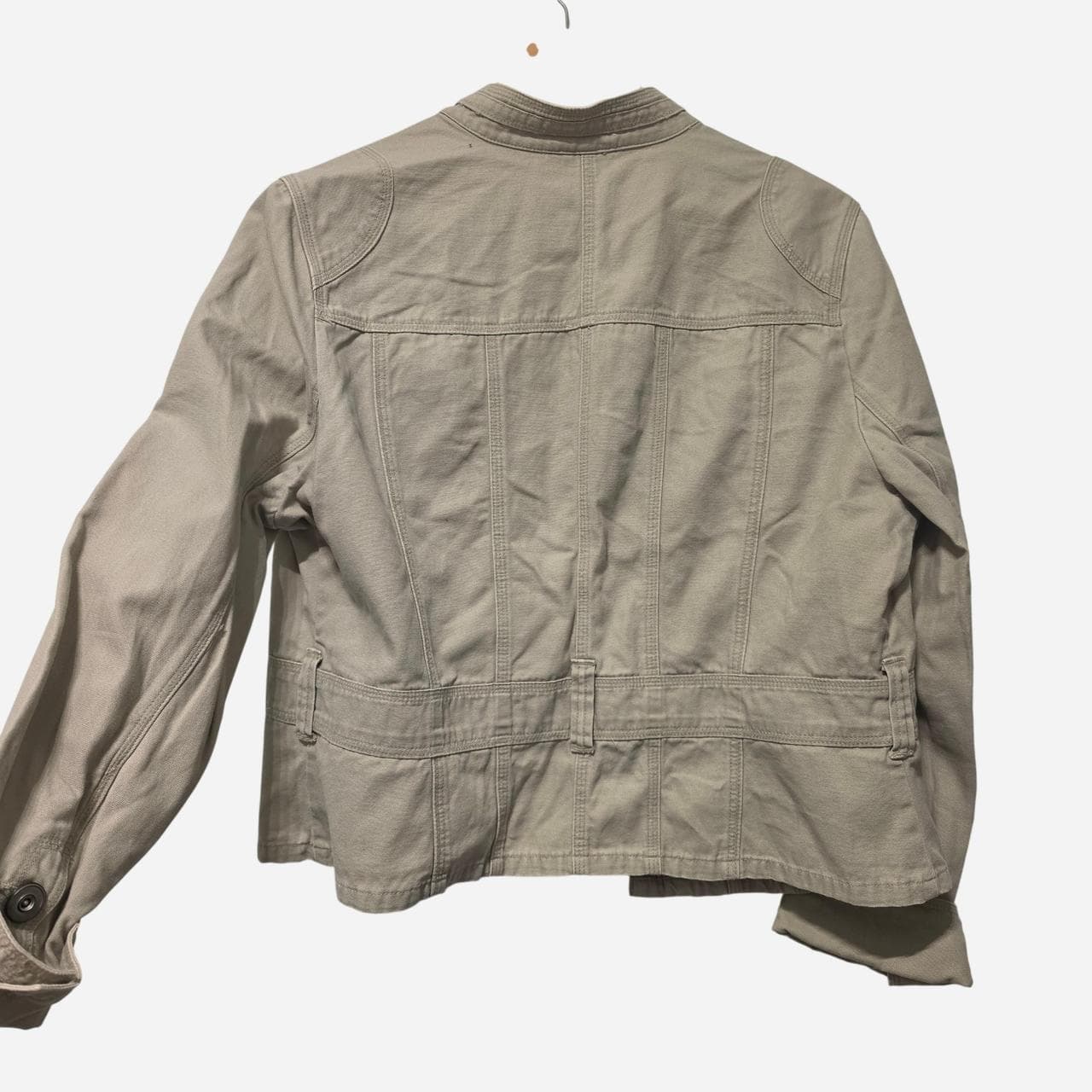 Target Tan Button Up Jacket β photo 6 of 6