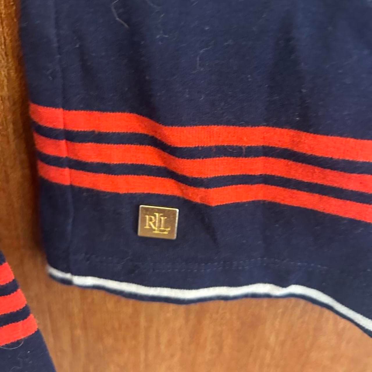 Lauren Ralph Lauren Striped Bell Sleeve Blouse — photo 5 of 5