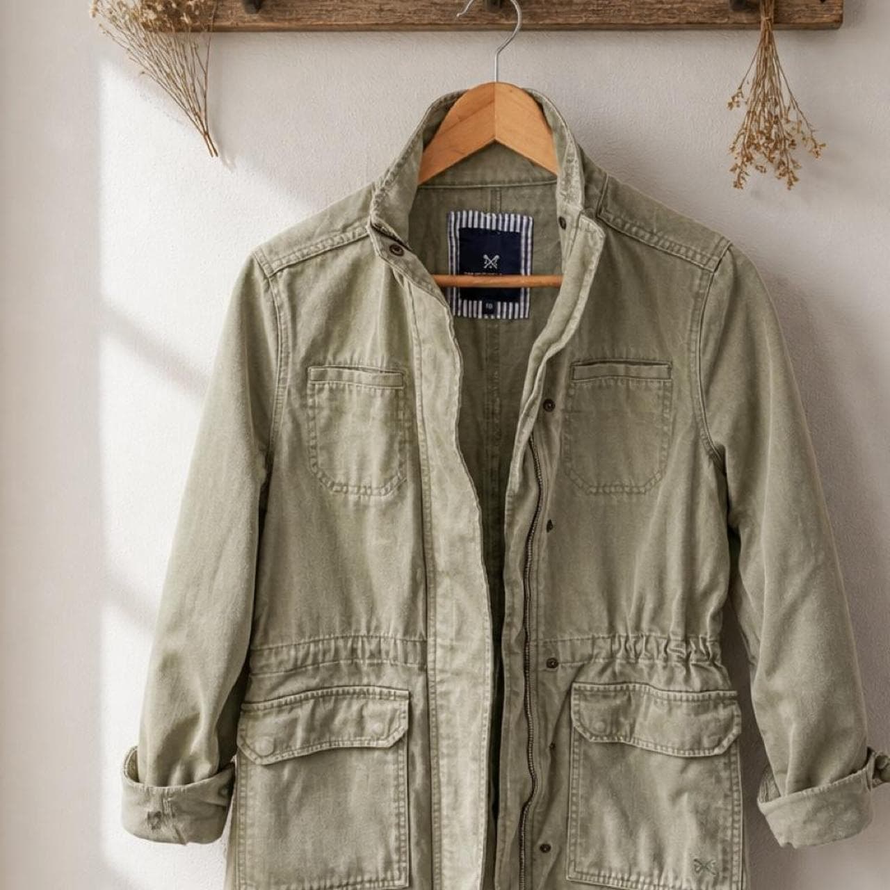 Crew Clothing Company Women’s Utility Jacket Olive Green — photo 2 of 4