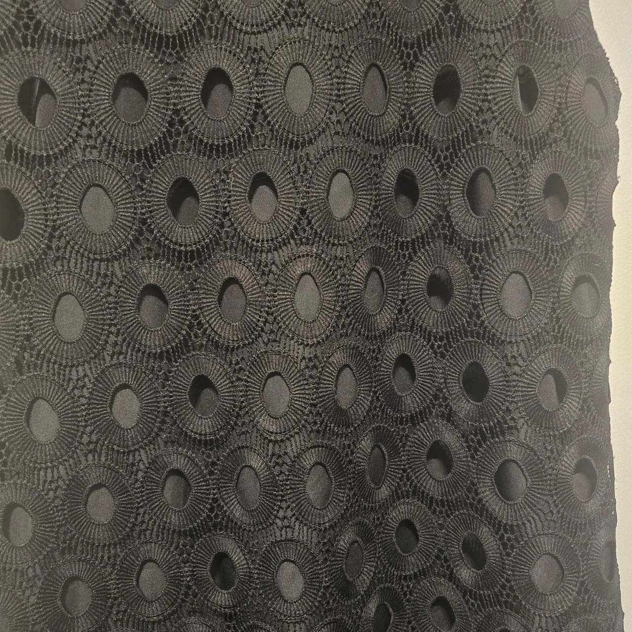 target black eyelet dress cap sleeves scalloped hem โ photo 4 of 6