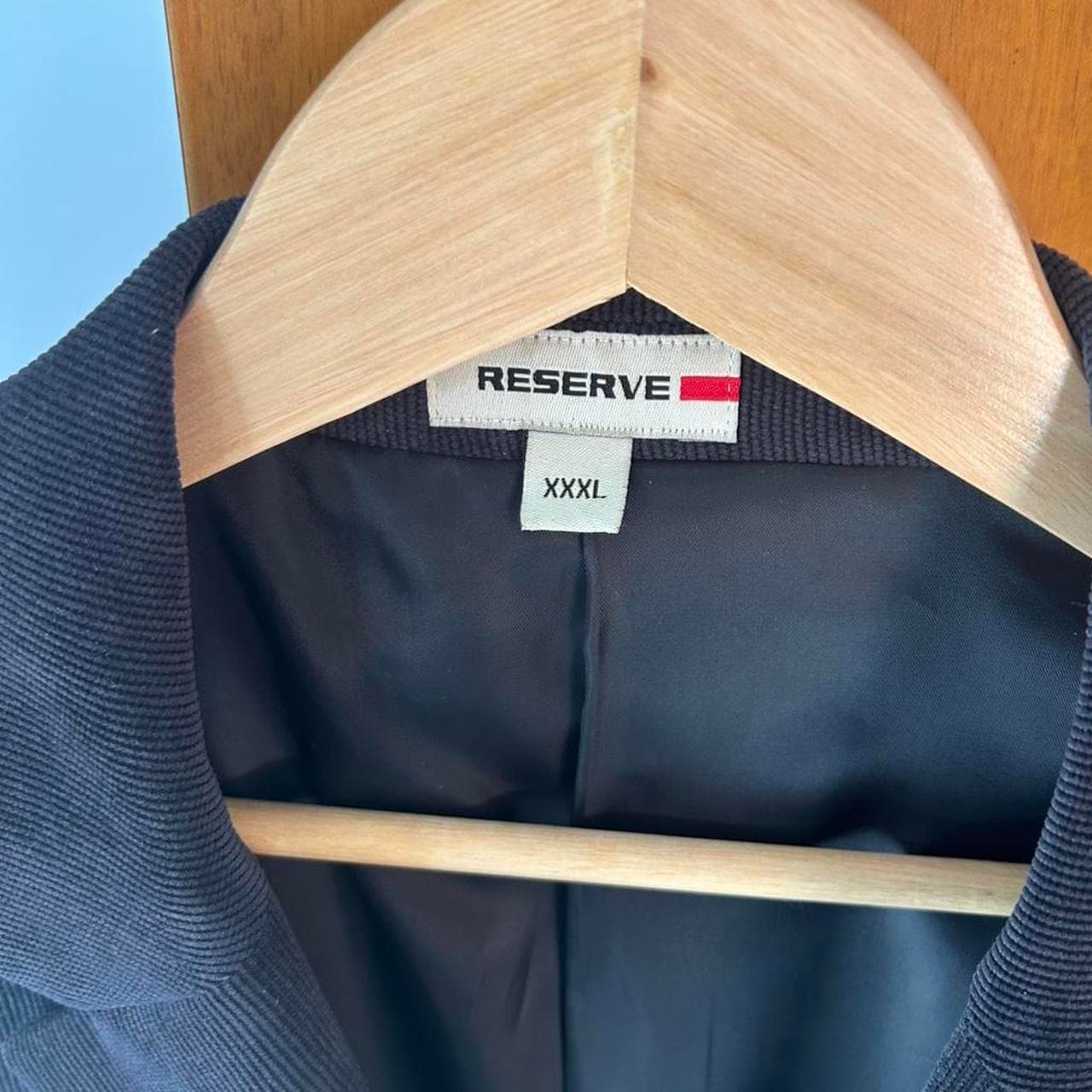Reserve Navy Suede Tailored Blazer — photo 2 of 4