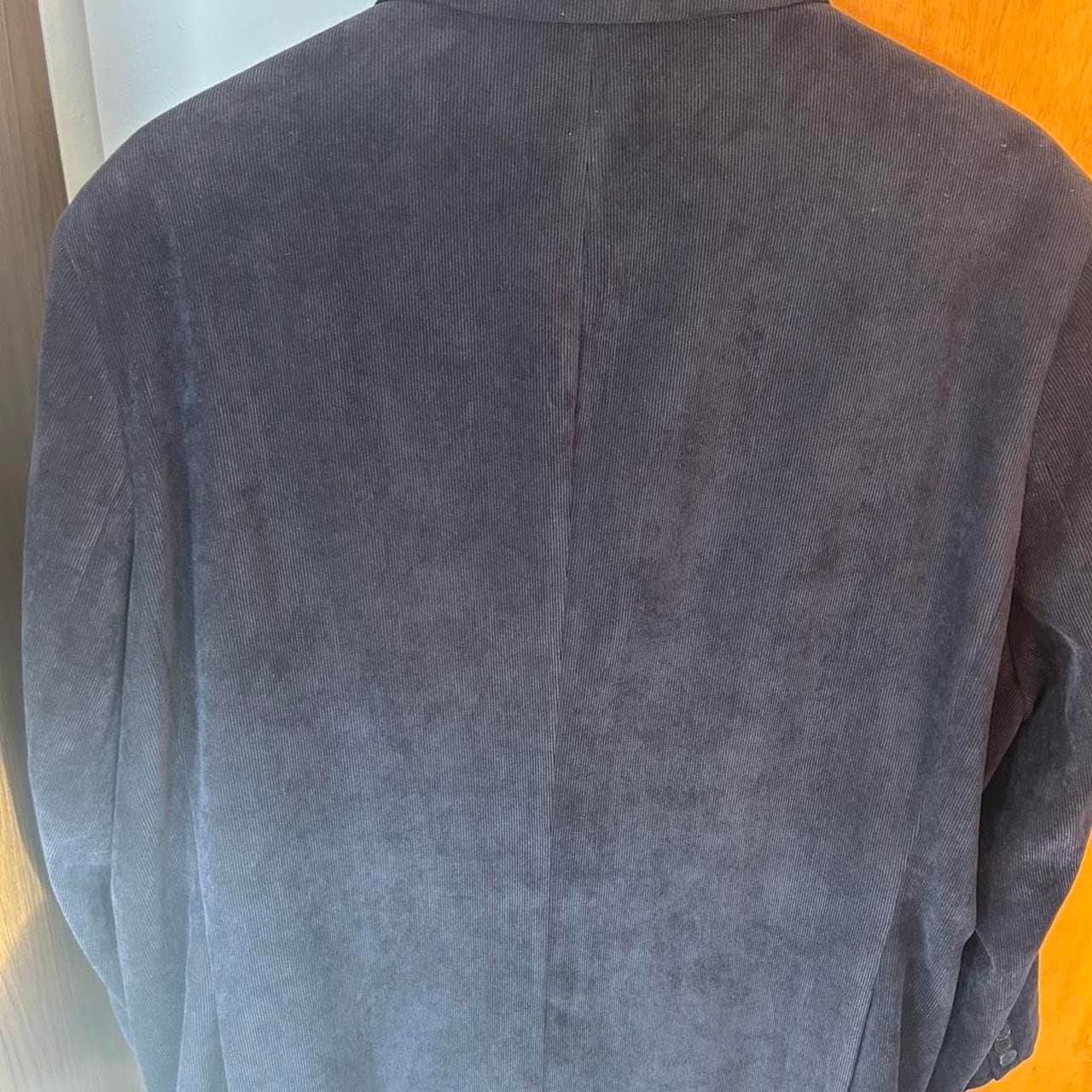 Reserve Navy Suede Tailored Blazer — photo 3 of 4