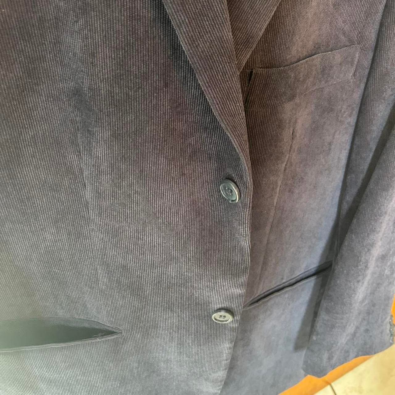 Reserve Navy Suede Tailored Blazer — photo 4 of 4