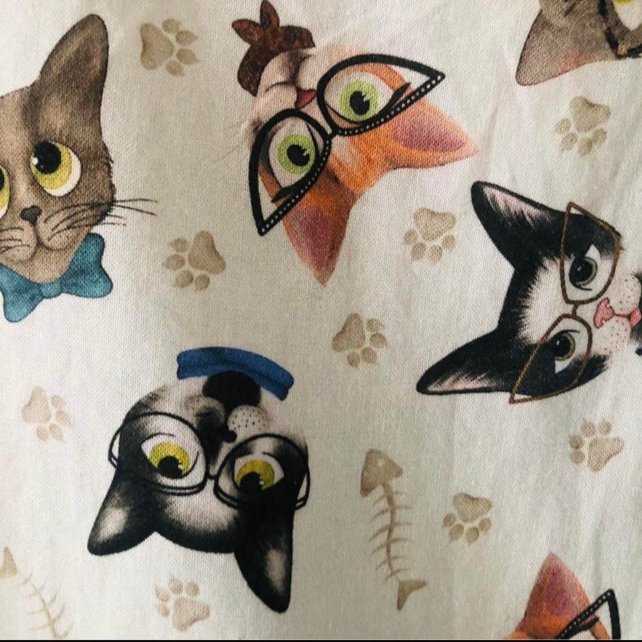 Vintage Style Fit And Flare Cat Print Dress — photo 4 of 6