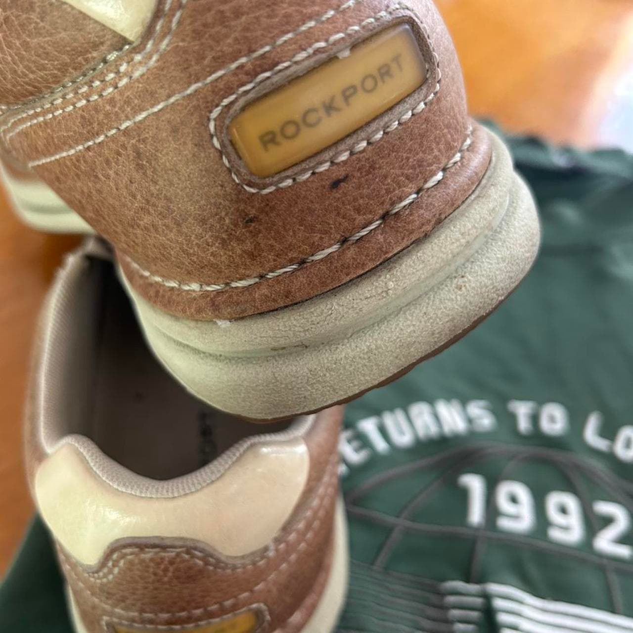 Rockport Brown Leather Slip On Loafers — photo 3 of 6