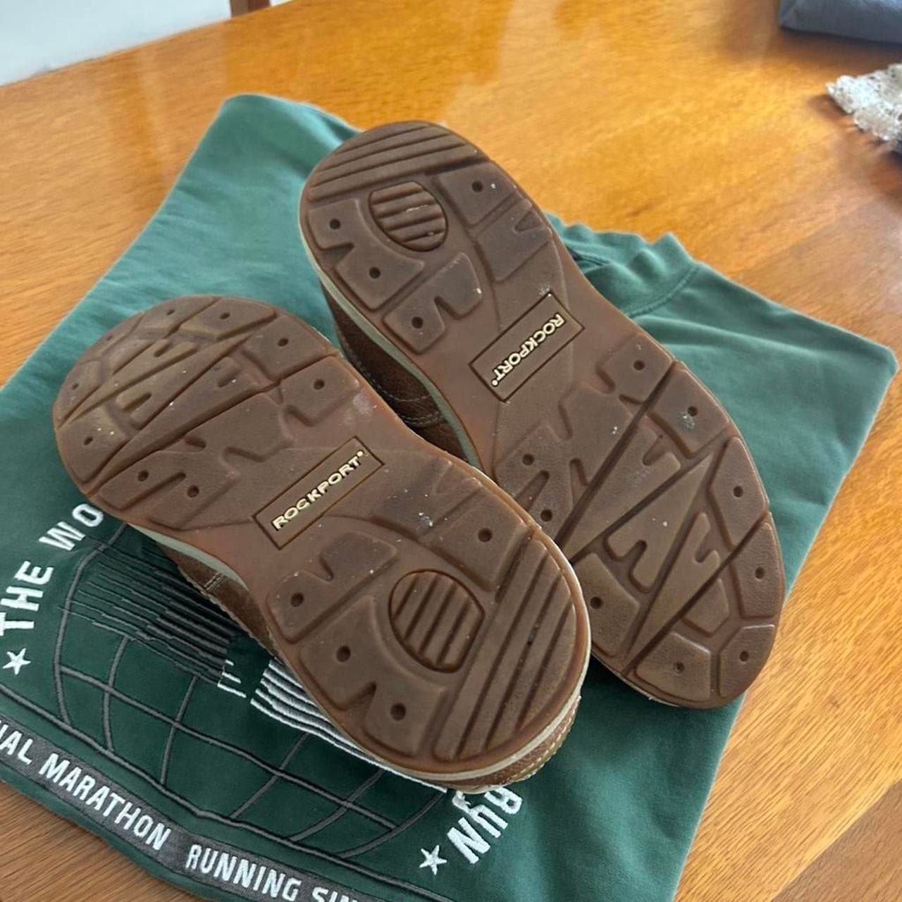 Rockport Brown Leather Slip On Loafers — photo 6 of 6