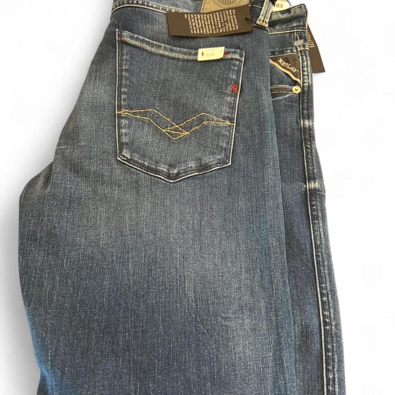 Replay Anbass Slim Fit Denim Jeans — photo 4 of 6