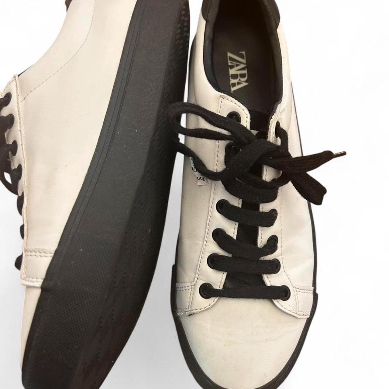 Zara Contrast Low Top Sneakers — photo 4 of 6