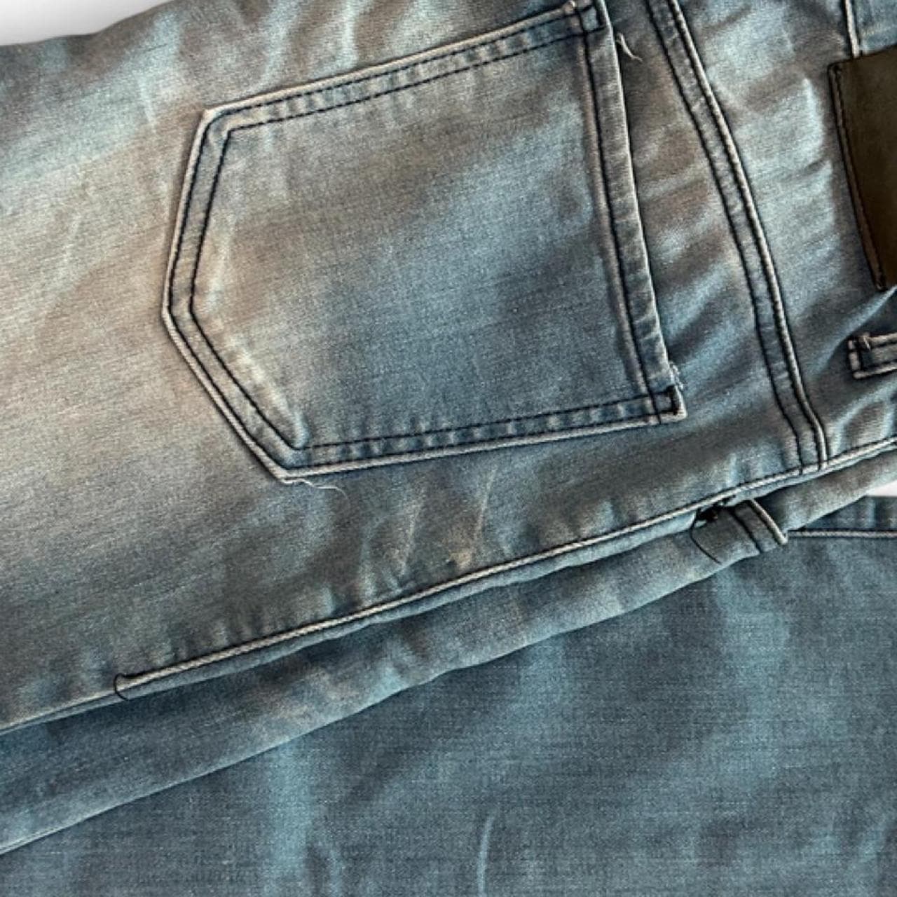 Sampson & Taylor Straight Leg Ripped Distressed Jeans — photo 4 of 6