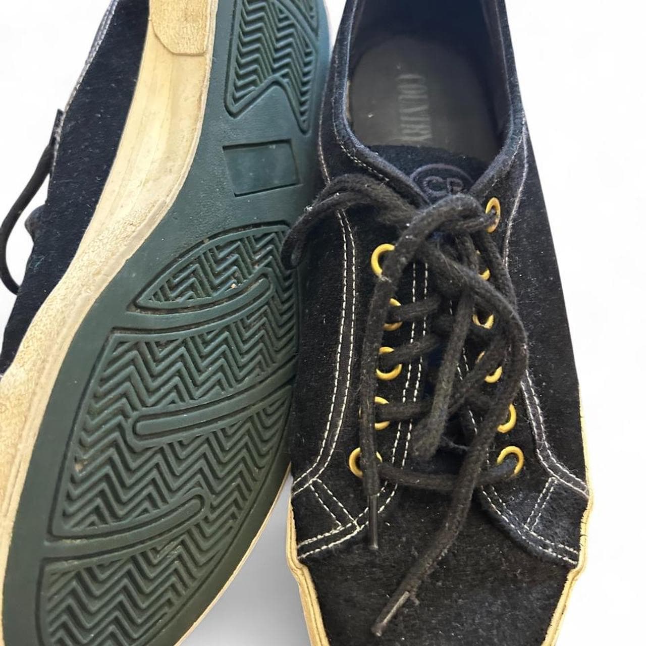Country Road Black Suede Retro Lace Up Sneakers — photo 5 of 7