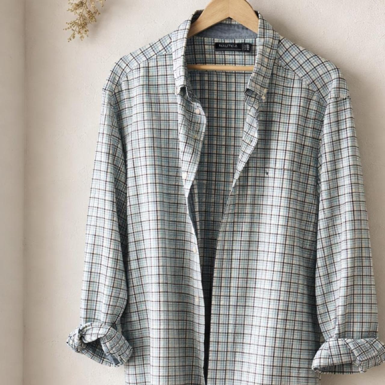 Nautica Men's Long Sleeve Check Button Down Shirt — photo 1 of 4