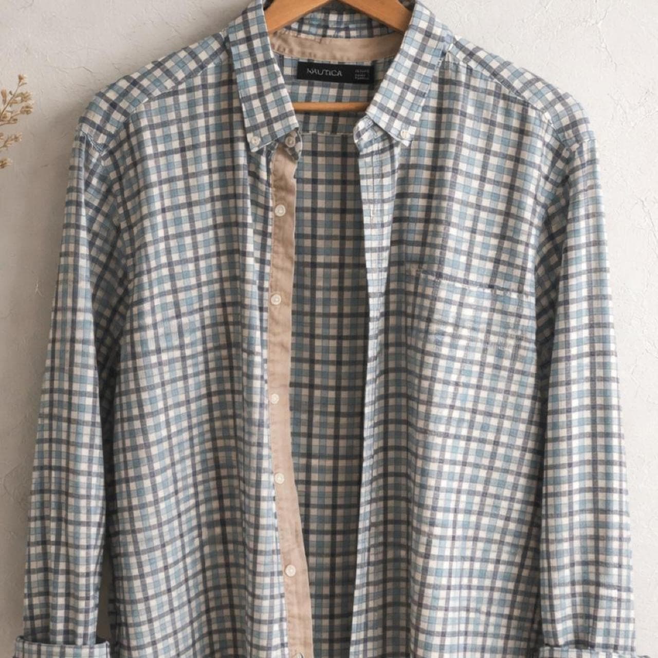 Nautica Men's Long Sleeve Check Button Down Shirt — photo 4 of 4