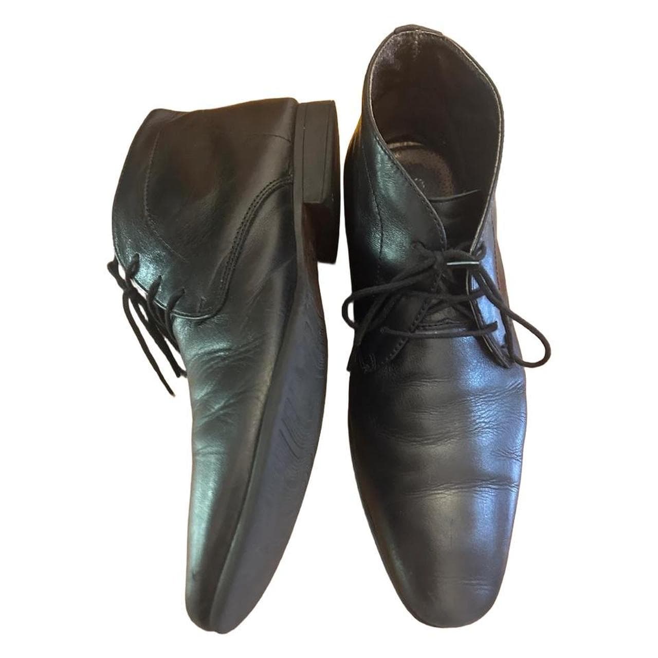Slaters Men's Black Leather Ankle Boots — photo 1 of 5
