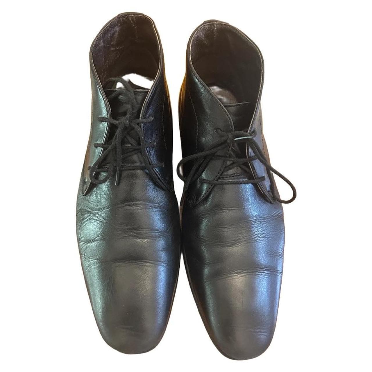 Slaters Men's Black Leather Ankle Boots — photo 2 of 5