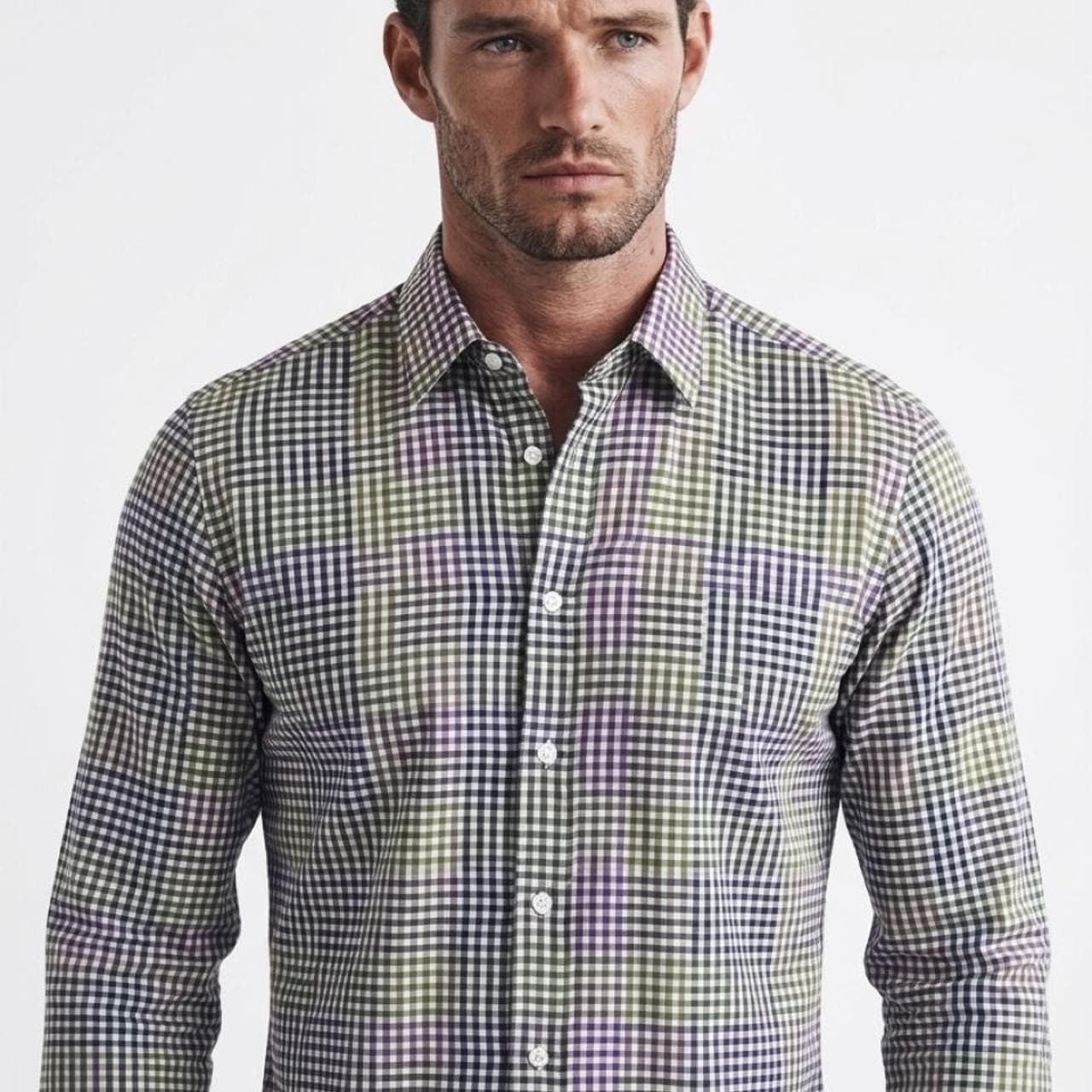 Cutler & Co Men's Long Sleeve Multi-Colour Check Button-Up Shirt — photo 1 of 6