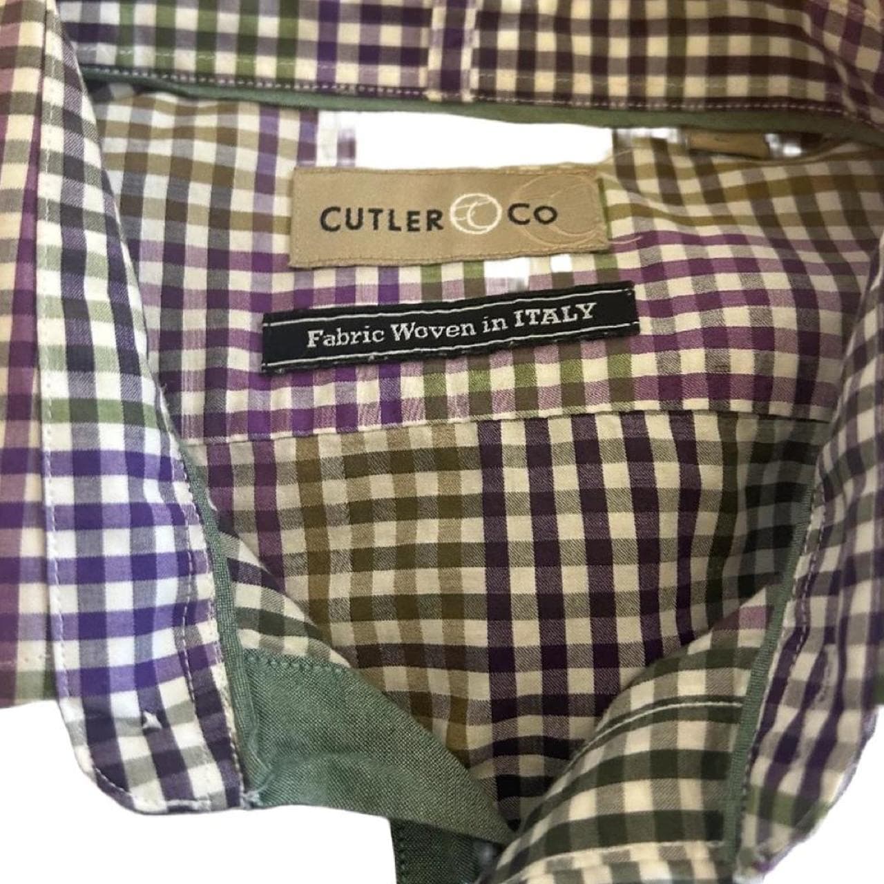 Cutler & Co Men's Long Sleeve Multi-Colour Check Button-Up Shirt — photo 6 of 6