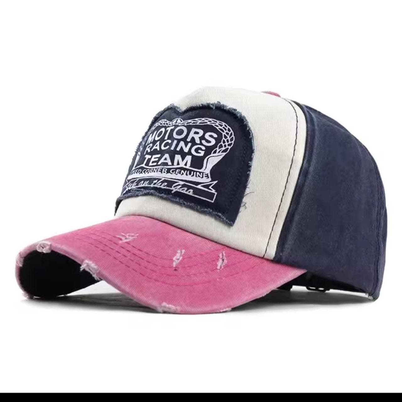 Motors Racing Team Unisex Distressed Baseball Cap — photo 2 of 4