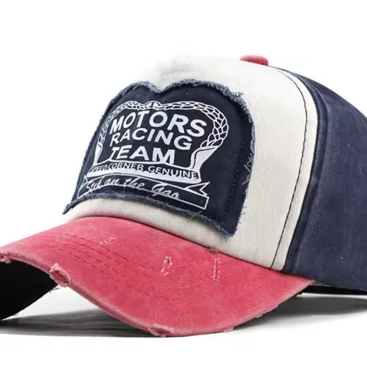 Motors Racing Team Unisex Distressed Baseball Cap — photo 3 of 4