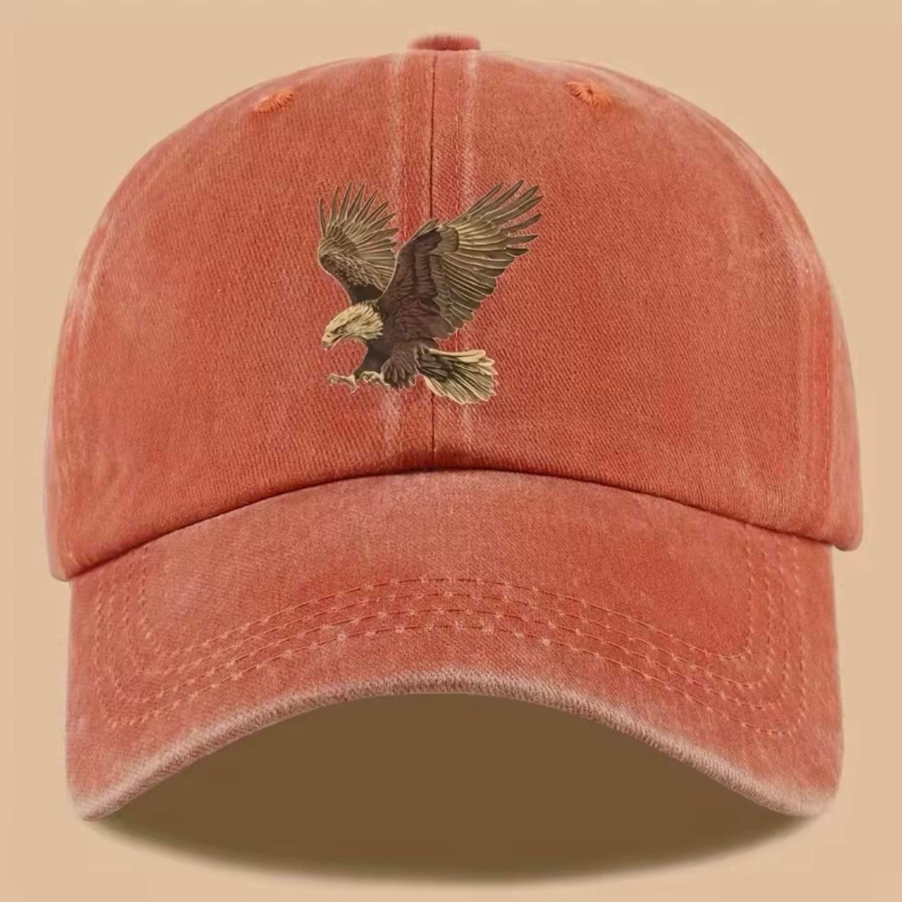 Unisex Vintage-Wash Eagle Graphic Baseball Cap — photo 4 of 5